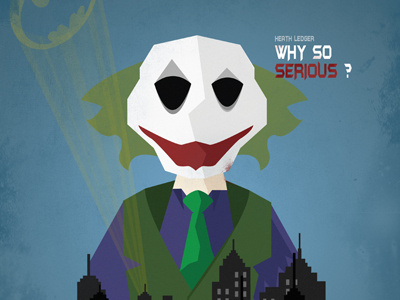 "Why so serious ? " - The Dark Knight batman black blood cinema film joker movie poster red white