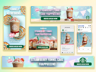Starbucks Marketing Campaign Redesign branding design graphic design marketing ui