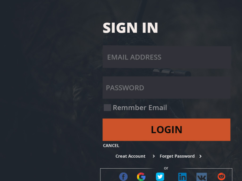 Game login page by Muhammad Tayyab on Dribbble