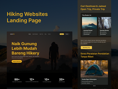 Hiking Website Landing Page