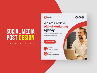 Social Media Post Design design facebook facebook ad facebook post instagram instagram ad instagram post poster design social media social media concept social media post