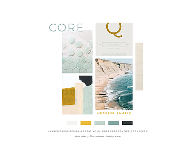 Moodboard Concept inviting seafoam summer turquoise warm yellow