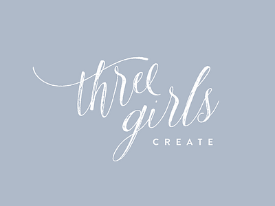 Three Girls Create Logo