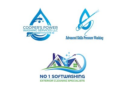 Washer Troppers Cleaning Logo design graphic design logo vector