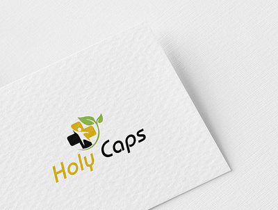 Holy Caps Logo graphic design logo multivitamins multivitamins capsul logo vector