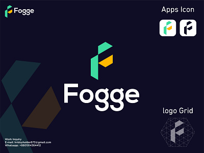F Letter logo, Branding logo Concept