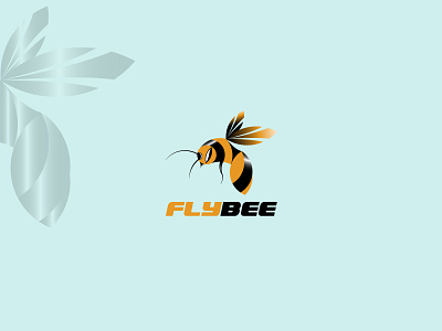 FLY BEE LOGO bee bee logo branding logo flat logo fly bee fly bee logo flybee logo illustratio illustration logo design logos modern logo vector