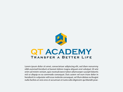 QT Academy logo-QTA LOGO 3d logo