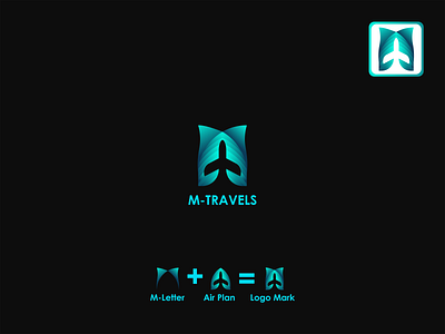 M Travels - M Letter Travels Logo