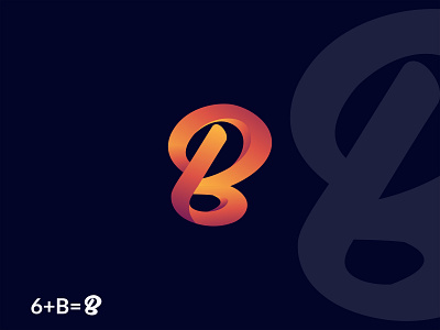 B+ 6 Letter Logo (B Letter Logo) b and six logo b letter logo b6 logo branding branding logo graphic design illustration letter logo logo logo design logos minimalist logo six logo vector