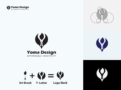 Yoma Design Logo || Golden Ratio Logo yoma logo