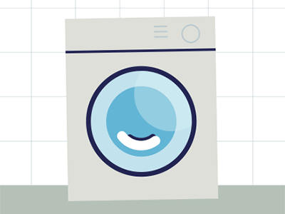 Washing mashine animation gif laundry