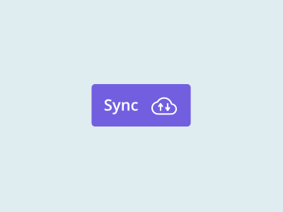 Sync button animation button cloud download rounded sync upload