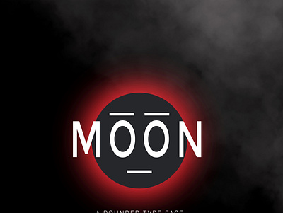 Moon Face graphic design