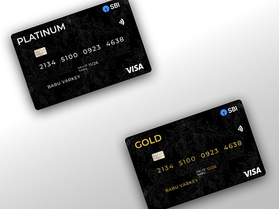 SBI debit cards bank branding collab debitcard design figma sbi ui