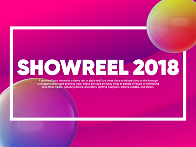 Showreel 2018 thumbinal 2018 after effects commercial motion animation motion design