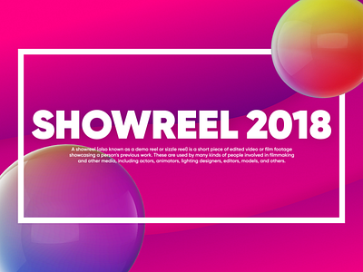 Showreel 2018 thumbinal