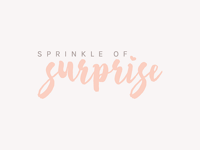 Logo Design for Sprinkle of Surprise