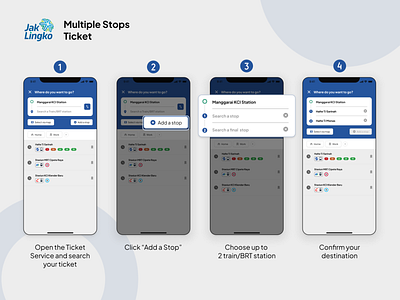 UI Exploration : Jakarta Public Transportation App (JakLingko)