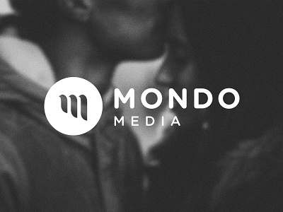Mondo Media brand identity logo media mondo media