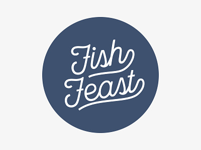 Fish Feast brand fish fish feast identity logo