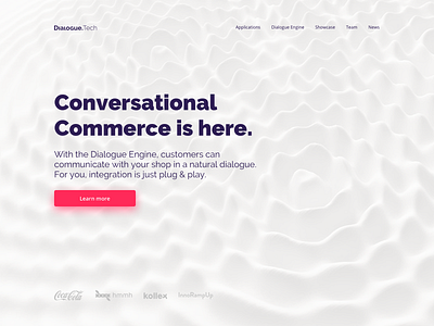 Dialogue Technologies - Landing Page