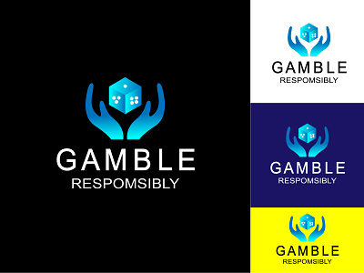GAMBLE LOGO adobe illustrator brand design branding business logo company logo gamble logo gaming logo graphic design logo design logo maker logo mockup minimalist logo unique logo