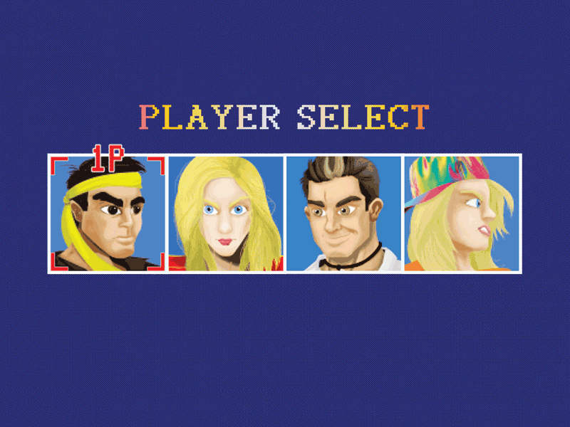 Street Fighter Style Player Select Roster by Joshua Hurtado on Dribbble