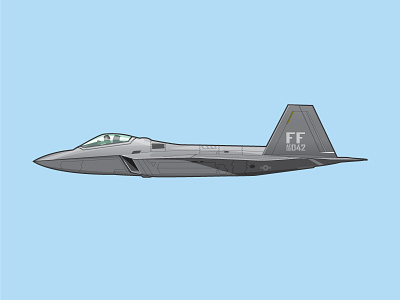 F-22 army blue illustration jet plane speed top gun vehicle
