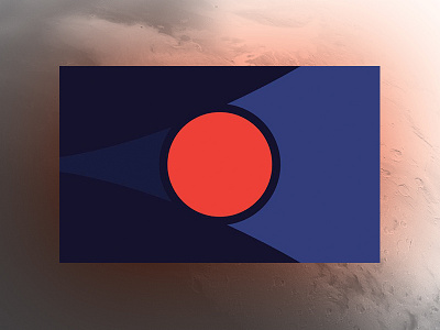 Mars Flag design exploration flag icon mars nasa national geographic planet solar system space