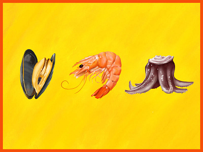 Paella Essentials cuisine culinary food mussel ocean seafood shrimp spain spanish squid