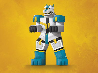 Go Go Power Solar Bear character design hockey mascot orlando orlando solar bears polar bear power rangers robot sports vector