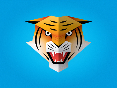 Roar animal dribbble face illustration illustrator roar tiger vector vector illustration