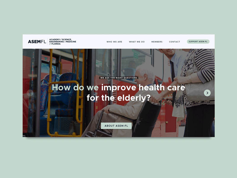 ASEM-FL Hero engineering hero medicine science website design website design belfast
