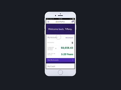 Loan Repayment & Financial Wellness Application finance finance app fintech mobile mobile app mobile app design ui ui ux design web