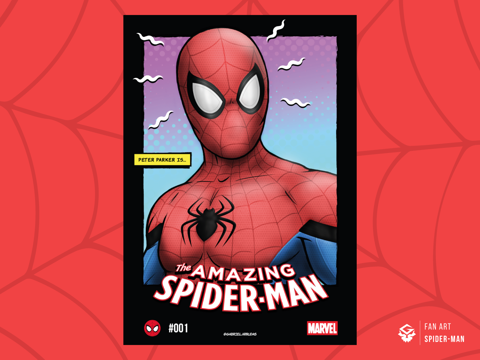 Spider-Man | Fan art poster by Gabriel Arruda on Dribbble
