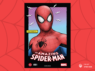 Spider-Man | Fan art poster art digital art fanart illustrator marvel peter parker photoshop poster spider man spiderman