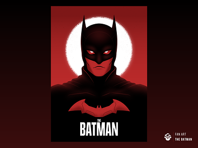 The Batman | Fan art poster art batman comic dc design illustrator poster vector