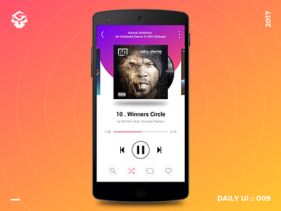 Music Player | #dailyui #009