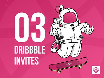 3x Dribbble Invites! dribbble dribbble best shot invite member player