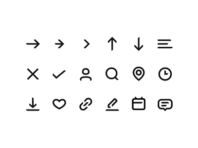 Iconset icon line icon