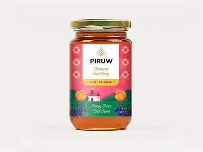 Traditional Inca Honey - Packing 2d bee branding branding design designinspiration dribbble eco flower honey illustration logo packaging peru photoshop texture typography