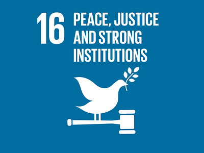 SDG 16 - Peace, Justice And Strong Institutions 2d animation after effects animation climate crisis disruption icon animation mograph motion design motion graphics sdg social change social impact sustainability sustainable united nations
