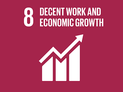 SDG 8 - Decent Work And Economic Growth 2d animation after effects animal rights animation climate crisis disruption icon animation motion design sdg social change social impact sustainability sustainable united nations