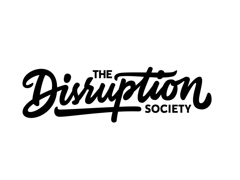 We have a new name! The Disruption Society 2d animation after effects animation design handlettering lettering animation lettering logo logo logo animation motion design motion graphics