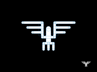 Eagle grid branding eagle grid logo