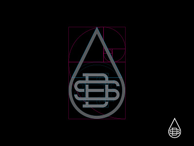 DS clean work in progress drop grid logo monogram