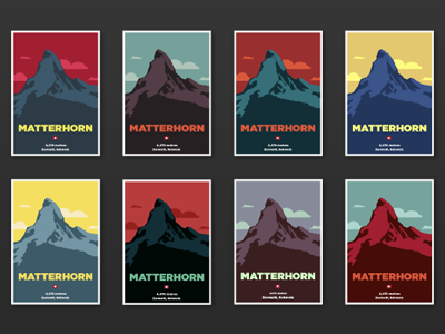 Matterhorn Posters matterhorn mountain poster print swiss switzerland wienk