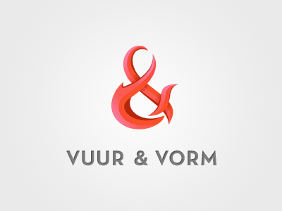 vuur & vorm – logo option 2