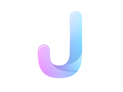 Lettering- "J" alphabet bean blue cap drop ixdbelfast j jelly lettering purple type typography